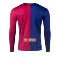 Camisa de time de futebol Barcelona Replicas 1º Equipamento 2024-25 Manga Comprida